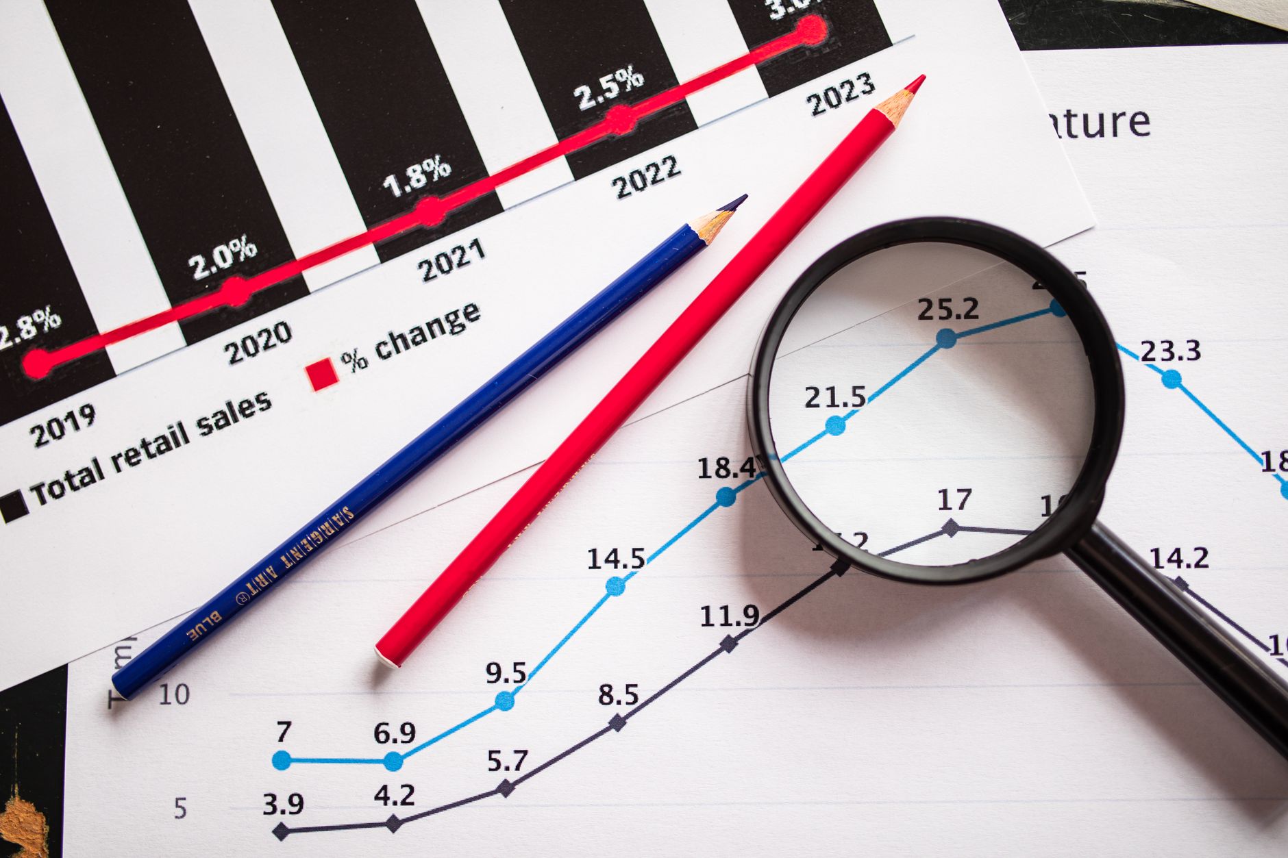 Growth strategy diagram on screen, symbolising decision criteria for scalable solutions